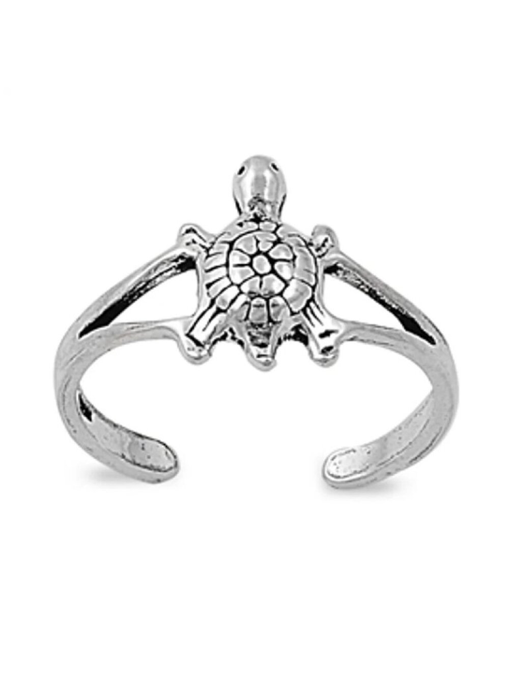 NWT- Sterling Silver (925) Adjustable Toe Ring, Turtle